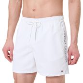 Tommy Hilfiger MEDIUM DRAWSTRING TAPE Erkek Mayo, Beyaz, S