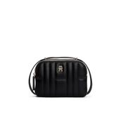 Tommy Hilfiger TH Feminine Conv Kamera Çantası BDS - Siyah Pürüzsüz Tek Boy, Bds - Black Smooth, Ölçü Birimi, Resmi