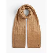 Tommy Hilfiger Th Flag Fluffy Scarf Kadın Yeşil Atkı - Aw0aw17787