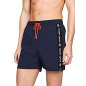Tommy Jeans Sf Medium Drawstring Side Tape Erkek Mayo, Mavi, S
