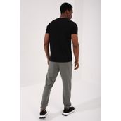 Tommy Life 87912 Basic Kısa Kol Standart Kalıp V Yaka Siyah Erkek T-shirt