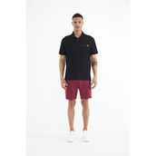 Tommy Life 88236 Siyah Yazı Baskılı Standart Form Polo Yaka Erkek T-shirt