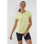 Tommy Life 97144 Limon Kadın Basic Kısa Kol Standart Kalıp O Yaka T-Shirt
