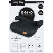 TommyBaby Yükseltici 15-36 KG Yükseltici Oto Koltuğu Siyah