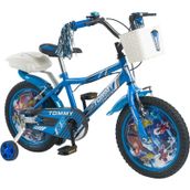 Tommybike 5-8 Yaş 16 Jant Mavi Bisiklet Lüx Aksesuarlı Cocuk Bisikleti