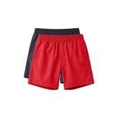 TOMMYLIFE Standart Fit Basic 2li Paket Haki-Oranj Erkek Deniz Şortu - 81237