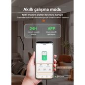 Tomzn Akıllı Voltaj ve Akım Koruma Rölesi, WiFi Özellikli Dahili Enerji Ölçer 63A - Akıllı Sigorta