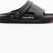 Tonny Black Çocuk Unisex Siyah Poli Taban Logolu Terlik