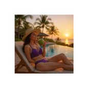 TooHot Kadın Büyük Beden Mor Bikini Takımı