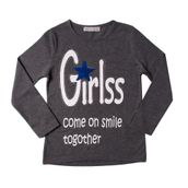 Toontoy Girls Taşlı Pullu Nakışlı Kız Çocuk Sweatshirt