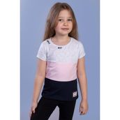 Toontoy Kids Garnili Nakış Detaylı Açık Pembe Kız Çocuk T-shirt