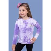 Toontoy Kız Çocuk Batik Desenli Tişört
