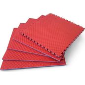Top Glory Tatami Minderi 100X100X2,6CM 25 mm Kalınlıkta Çift Taraflı Kullanıma Uygun - Mavi - Kırmızı