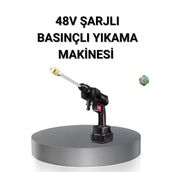 Toptan Bulurum Kablosuz Basınçlı Yıkama Makinesi – 48V Güçlü Motor, 2 Pil ve Köpük Hazneli