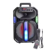 Torima D26 Siyah RGB Işıklı Mikrofonlu Kumandalı USB/TF/FM/MIC/BT Bluetooth Hoparlör