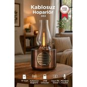 Torima D53 Bakır Altın Vintage Gaz Lambası Taşınabilir Bluetooth Speaker
