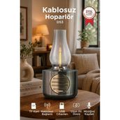 Torima D53 Nikel Antrasit Vintage Gaz Lambası Taşınabilir Bluetooth Speaker