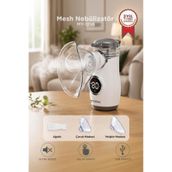 Torima Nebulizatör Mesh Usb Şarjlı Sessiz Kademeli Dijital Ekranlı MY-135B Beyaz