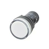 Tork AD16DS-220B 220V AC 22 mm Beyaz Led Sinyal Lambası