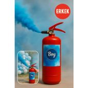 Toyfest Mavi Dumanlı Cinsiyet Belirleme Bombası – Gender Reveal Boy Smoke • Yoğun Renkli Duman Spreyi