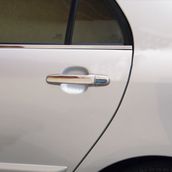 Toyota Corolla 2002-2006 4 Parça Paslanmaz Çelik Cam Çıtası