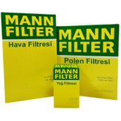 Toyota Uyumlu Verso 1.6 D4d Dizel Mann Filtre Bakım Seti 2014-2017 Hava+yağ+standart Polen