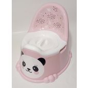 Toz Pembe Panda Lazımlık Rahat Konforlu Çıkabilir Hazneli Kapaklı Dünyanın En Kullanışlı Lazımlığı