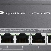 TP-Link DS106P Omada 6 Port 10/100 4xPoE 67W Yönetilemez Switch