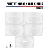 Transformacion 427980 5'li Paket Ehliyet ve Kimlik Kart Koruyucu