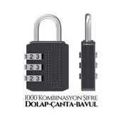 Transformacion 718877 Şifreli 35 mm Medium Dolap Çanta Bavul Kilidi