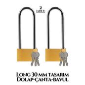 Transformacion 718882 Long 30 mm 2 Adet Dolap Çanta Bavul Kilidi