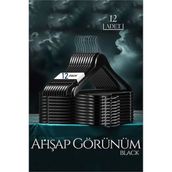 Transformacion 719134 Siyah Ahşap Görünüm Schönbuch Design 12'li Askı Seti