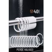 Transformacion 719911 40 Adet Banyo Perde Halkaları
