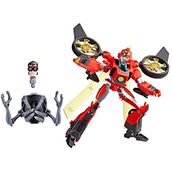 Transformers Toys EarthSpark Deluxe Class Terran Twitch Aksiyon Figürü, 5 inç, 6 Yaş ve Üzeri Çocuklar için Robot Oyuncakları