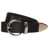 Trend 0155 Siyah Suni Deri Spor Kadın Kemer