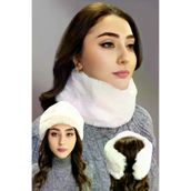 Trenderrs VMD140 Kadın Vegan Kürk Boyunluk Bandana