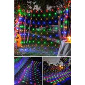 Trendpoint 320 Ledli 3x2 Metre Animasyonlu Ağ Perde Led Fişli Eklenebilir Modlu Yılbaşı Süsleme