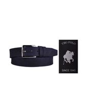 TRG Polo TRG10615-L Deri Lacivert Erkek Kemer