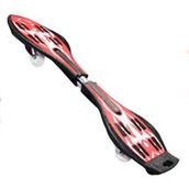 Triathlon T154 Işıklı Tekerlekli Waveboard Kırmızı Kaykay