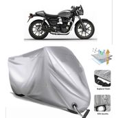 Triumph Street Cup Siyah Arka Çanta Uyumsuz Ultra Kalın Su Geçirmez Motor Brandası
