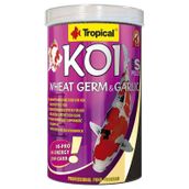 Tropical Koi Wheat Germ ve Garlic Pellet Size S 1000 ml 320 gr Balık Yemi