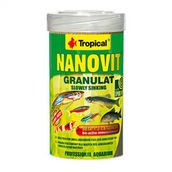 Tropical NanoVit Granulat 100 ml/70 gr Kutu Balık Yemi