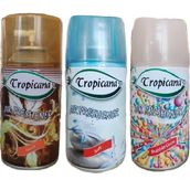 Tropicana Air Freshener Musk Misk 260 ml + Soft Hafif 260 ml + Bubble Gum Koku 260 ml Parfüm Sprey Oda Kokusu