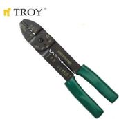 Troy T 24006 Kablo Sıyırma ve Pabuç Pensi