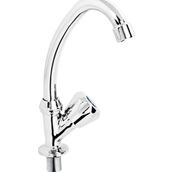 Truva Elips Mermer Üstü Tekli Lavabo