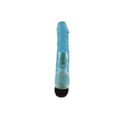 TruvaShop 18 Cm Titreşimli Mavi Jel Vibratör MAVİ