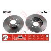 TRW DF1016 Ayna Ön Fren Diski