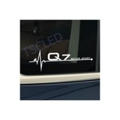 TSC Q7 Kelebek Cam Audi Oto Araba Sticker Çok Renkli, RENK-A-21