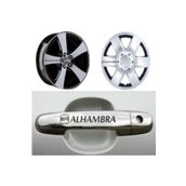 TSC Z1271 Seat Amhambra Kapı Kolu Jant 8'li Araba Sticker