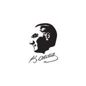 TSC Z16 İmzalı Atatürk Silüet 15 cm X 20 Oto Sticker